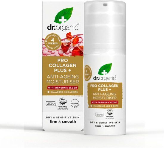 Dr. Organic Pro Collagen Plus + Anti-Aging Cream with Dragon's Blood 50 ml