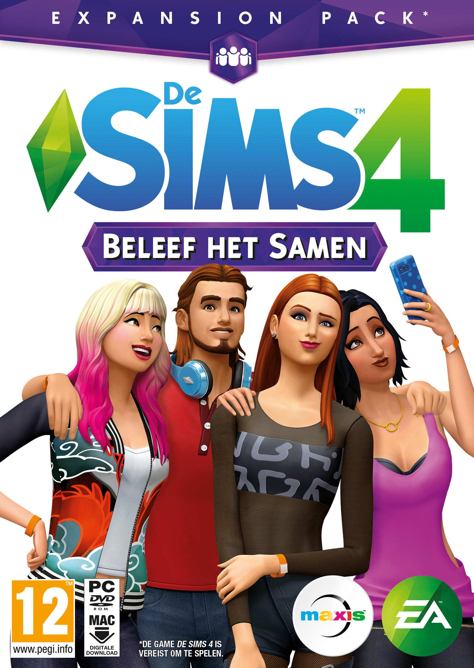 Electronic Arts PC DVD De Sims 4: Beleef het Samen PC