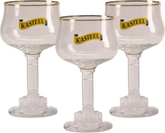 Kasteel Bierglas - 33cl - Set van 3