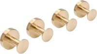 Goodivery Wandhaken Set van 4 - Goud - Metaal