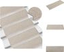 vidaXL - Trapmatten - Zelfklevend - 15 stuks - Sisal-look - 65x21x4cm - Zilverkleurig