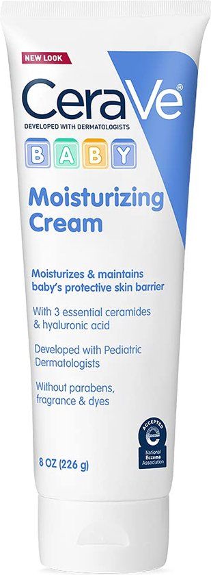 CeraVe Baby Crème - Zachte vochtinbrengende crème met hyaluronzuur - Parabenen en geurvrij - 226g
