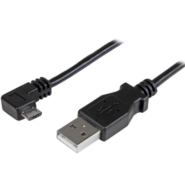 StarTech.com Micro-USB Charge-and-Sync Cable - Right-Angle - 2m