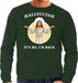 Bellatio Decorations Hallelujah its me im back Kerst sweater / Kerst trui groen voor heren - Kerstkleding / Christmas outfit XL