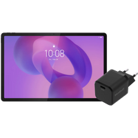 Lenovo IdeaTab Pro 12.7 inch 128GB WiFi - Grijs + BlueBuilt Oplader