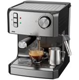 HOMCOM Coffee Maker-Edelstahl-29 x 22 x 28 cm-Schwarz