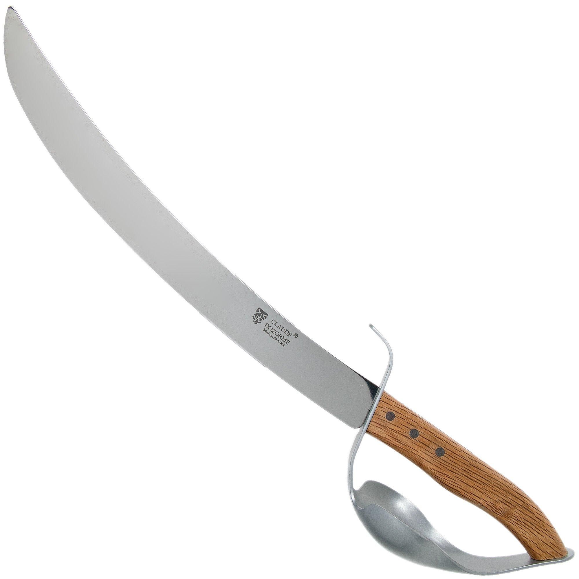 Claude Dozorme Champagne Saber - Oak Handle