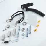 LeoVince Uitlaatdemper voor Kymco 50 Agility 4T Scooter 2007-2017 Nieuw Alu Poli