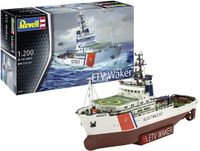 Revell Modelbouwpakket Schepen - 05240 ETV Waker - Nederlandse Kustwacht Noodsleepvaartuig - Zeesleper Smit Houston Schip Plastic - 1:200 - Modelbouw
