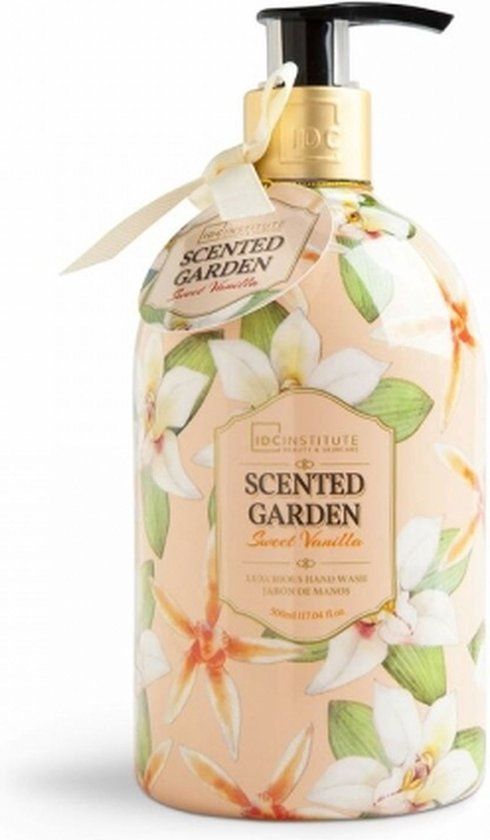 IDC Institute Scented Garden Sweet Vanilla Handzeep met dispenser (500 ml)