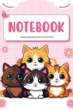 Cute Cats Notebook — 6×9" Journal, 150 Pages, Lined