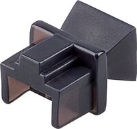 Goobay Stofbescherming voor RJ45-bus - 10 stuks - Zwart