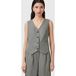 AllSaints Averie Lin Gilet Gris