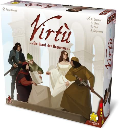 Asmodee Strohmann Games STR22001 Virtù – De kunst van het regeren, kennersspellen