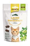 GimCat Soft Snacks zalm met peterselie - Zachte, eiwitrijke kattenlekkernij zonder toegevoegde suikers - 1 zak (1 x 60 g)