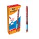 BIC Illusion, Clip, Stick balpen, Navulbaar, Rood, 12 stuk(s), Medium