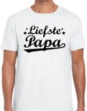 Bellatio Decorations Shoppartners Bv Liefste papa cadeau t-shirt wit heren - kado shirt voor vaders XL