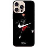 Maniacase Mooie Iphone 16 Pro Max nike jordan logo fond noir