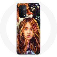 Maniacase Hoesje voor Oppo A54 5G Blackpink Rosé Poster Fanart