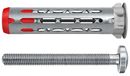 fischer - DuoHM pluggen van 2 materialen 6 x 55 voor holle lichamen, met cilinderkopschroeven, PZ-voetafdruk - zak van 15 stuks