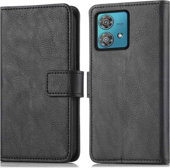 iMoshion Hoesje Motorola Moto G84 - Book Case - Zwart