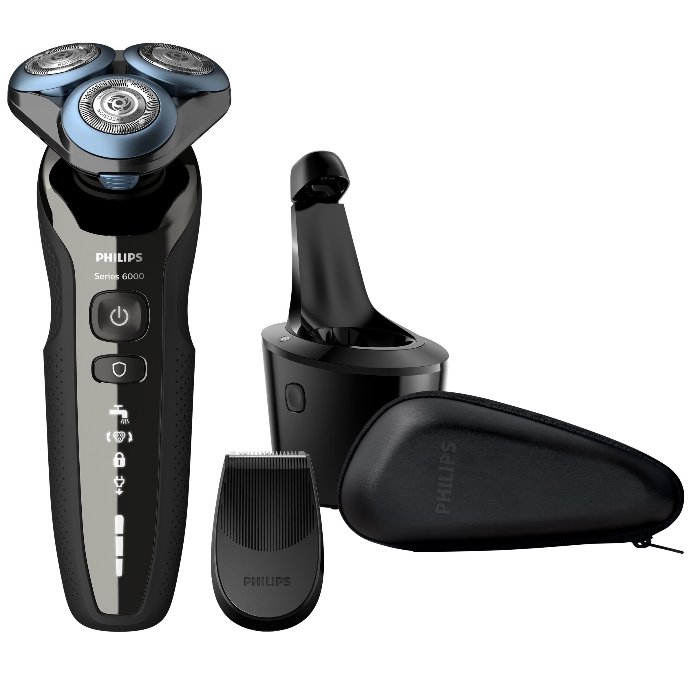 Philips SHAVER 6000  Elektrisch scheerapparaat, MultiPrecision-mesjes, nat en droog