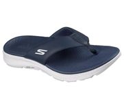 Skechers Go Consistent Sandal 2.0 Canton Teenslippers voor heren, Marineblauwe synthetische witte rand