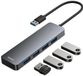 Baseus Hub USB 3.0 Adapter/Splitter voor Laptop/PC met 4 Poorten, Transparant