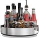 Famanu plateau draaiant 25 cm acier inoxydable argent 360 degrés cuisine