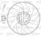 Valeo 696028 ventilator, motorkoeling