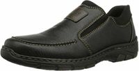 Rieker Slipper Heren Zwart Leer Maat 41