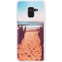 Samsung Beschermende siliconen hoes compatibel met Galaxy A8 2018 Beach Path