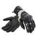 REBELHORN Range Motorhandschoenen voor heren, geitenleer, SAS-TEC enkelbeschermers, superstoffen inzetstukken, dubbele manchetverstelling, wisser op de duim