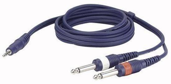 DAP Audio DAP kabel Mini Jack stereo - 2 x Jack mono 150cm