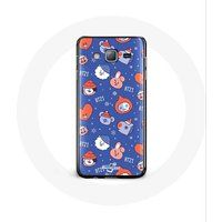 Maniacase Etui voor Samsung Galaxy J5 2016 BTS Bangtan Sonyeondan BT21 Kerstmis 2023