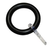 Gardinia Home Decor 36731 Shower Curtain Rings Black Plastic 10 Pieces