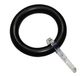 Gardinia Home Decor 36731 Shower Curtain Rings Black Plastic 10 Pieces