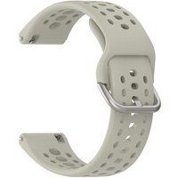 SZSMART Armband Stijlvol siliconen polsbandje voor Amazfit Bip6 lichtgrijs (a2435)