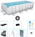 Bestway Rechthoekig Power Steel Zwembad - 549 x 274 x 122 cm - Grijs