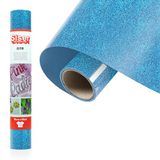 Siser Glitter aqua 30 cm x 0,5 m strijkvinyl