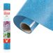 Siser Glitter aqua 30 cm x 0,5 m strijkvinyl