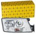 HELLA 1EH 354 987-041 Halogeen-Koplamp - voor rechtsrijdend verkeer - Rechts voor