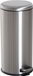 HOMdotCOM Poubelle acier inoxydable, argent, 30 litres