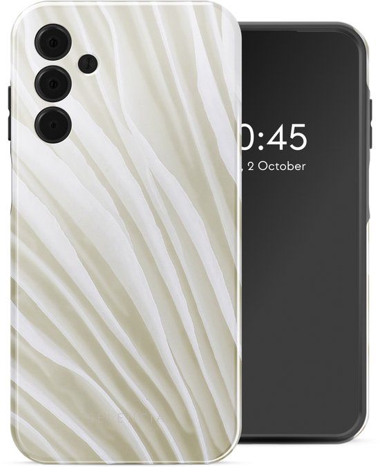 Selencia Hoesje - Geschikt voor Samsung Galaxy A15 (4G) / A15 (5G) - Backcover - Nature Light Brown