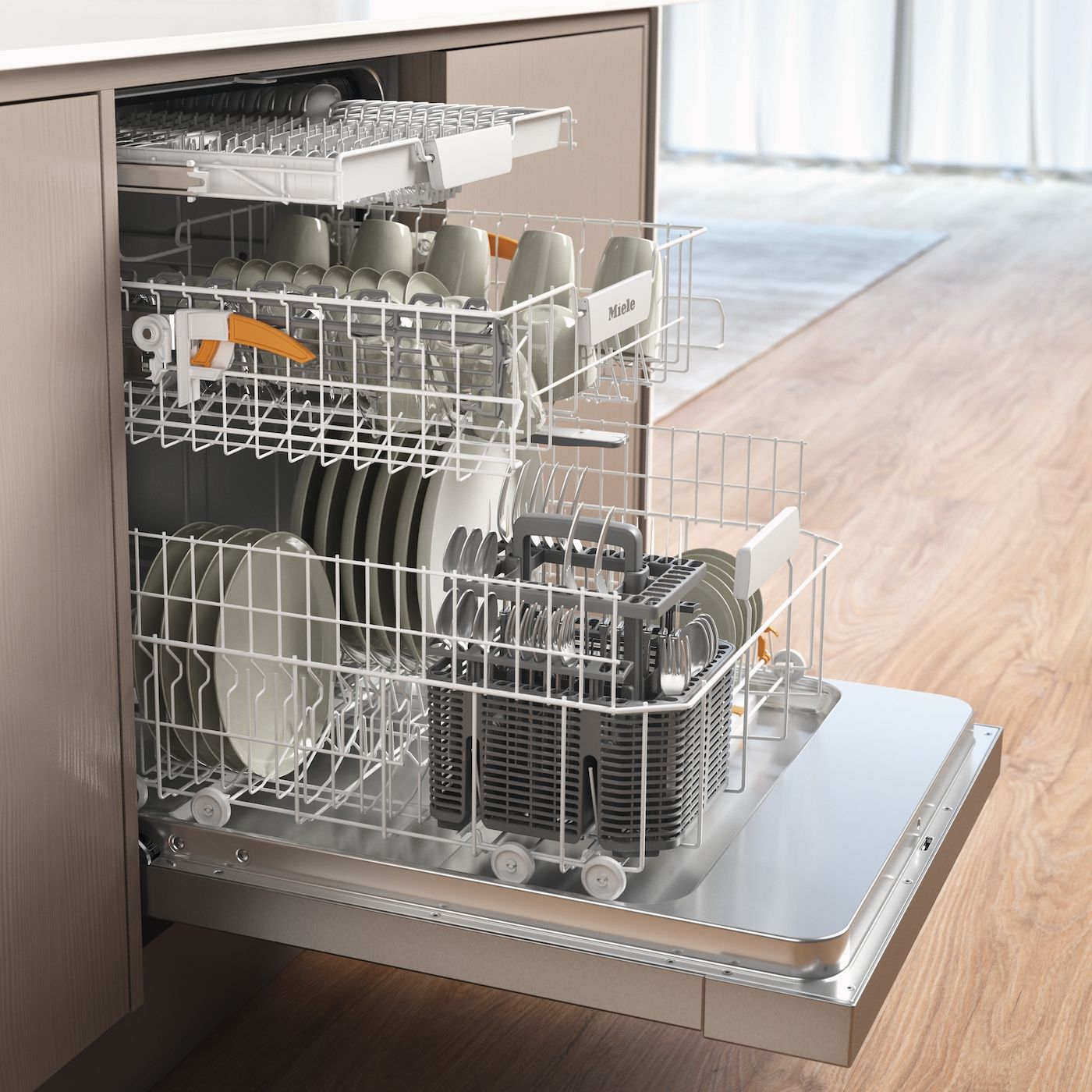 Miele G 5632 SCU - Onderbouw vaatwasser - Zilver - A label