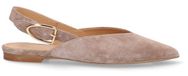 Manfield Femme Slingbacks Daim Taupe Taille 39