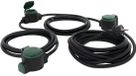 REV 0017103512 Stroom Verlengkabel 16 A Zwart, Groen 10 m H07RN-F 3G 1,5 mm²
