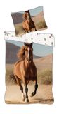 Dekbedovertrek Cheval dans le désert - 140 x 200 cm - Coton