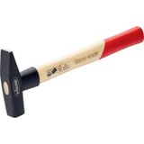 ViGOR V2662-300 300g hamerkop, hickory houten steel met rubberen bescherming tegen stoten, lengte 300 mm, voor krachtig en precies werken'.