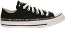 Converse Lage All Stars Zwart Leopard Maat 40